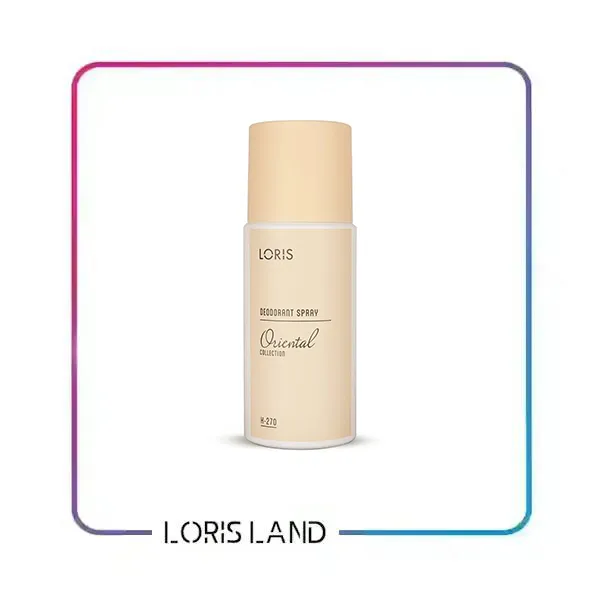 اسپری بدن لوریس باکارات رژ سفید k270