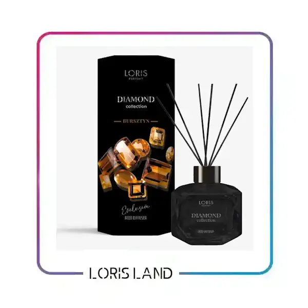 خوشبو کننده هوا لوریس ادکلنی ۱۱۰ میل مدل دیاموند رایحه کهربا