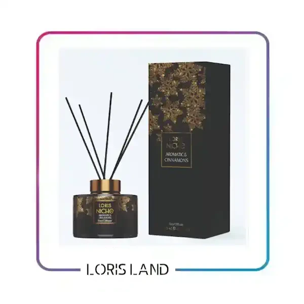 خوشبو کننده هوا دست ساز لوریس ۱۵۰ میل رایحه نت های طبیعت معطر و دارچین