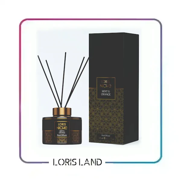 خوشبو کننده هوا دست ساز لوریس ۱۵۰ میل رایحه نت های طبیعت نعنا و پرتغال