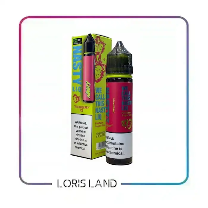 جویس نستی  طعم توت فرنگی یخ nasty juice