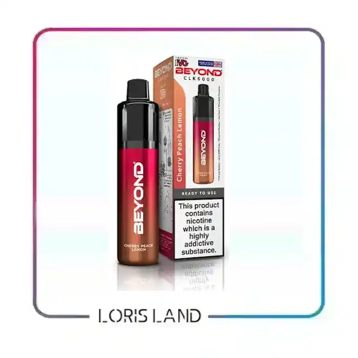پاد یکبار مصرف آی وی جی سری بیوند 6 هزار پاف طعم گیلاس هلو لیمو IVG-Beyond