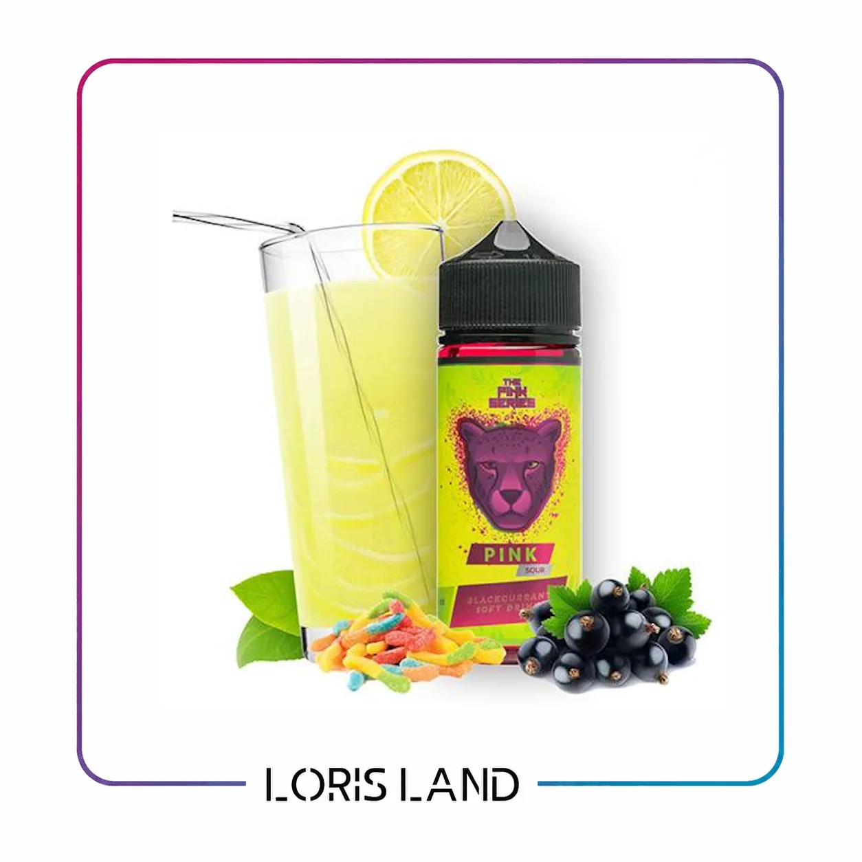جویس دکتر ویپ ۱۲۰ میل پینک سور ترش و شیرین juice-mil