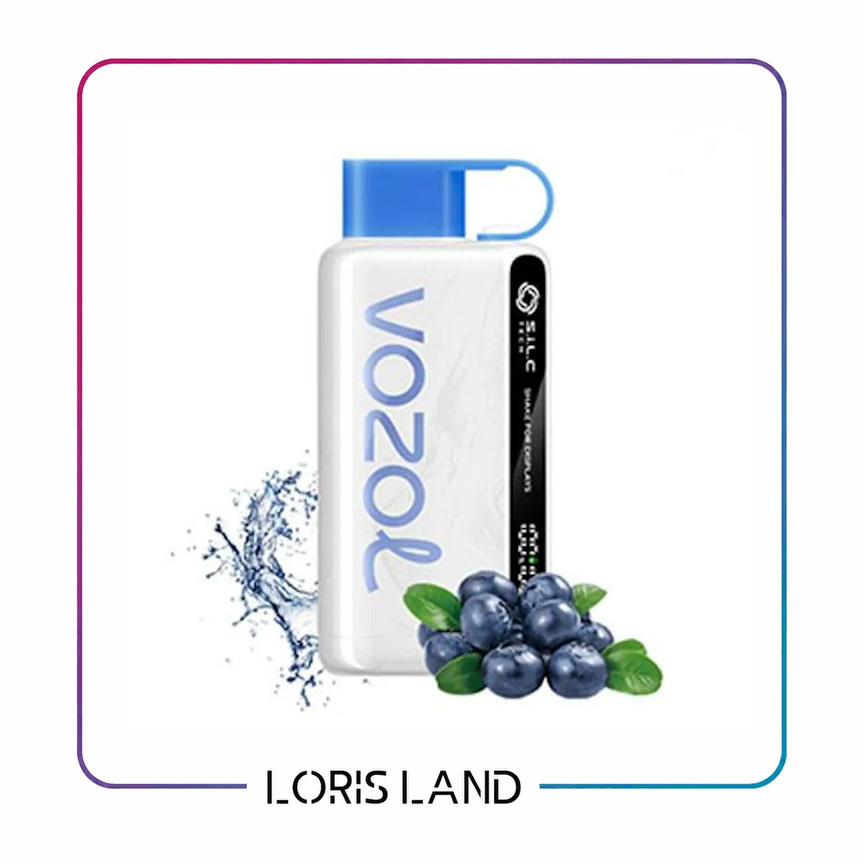 پاد یکبار مصرف وزول ۱۲ هزار پاف طعم بلوبری ترش vozol disposable pod