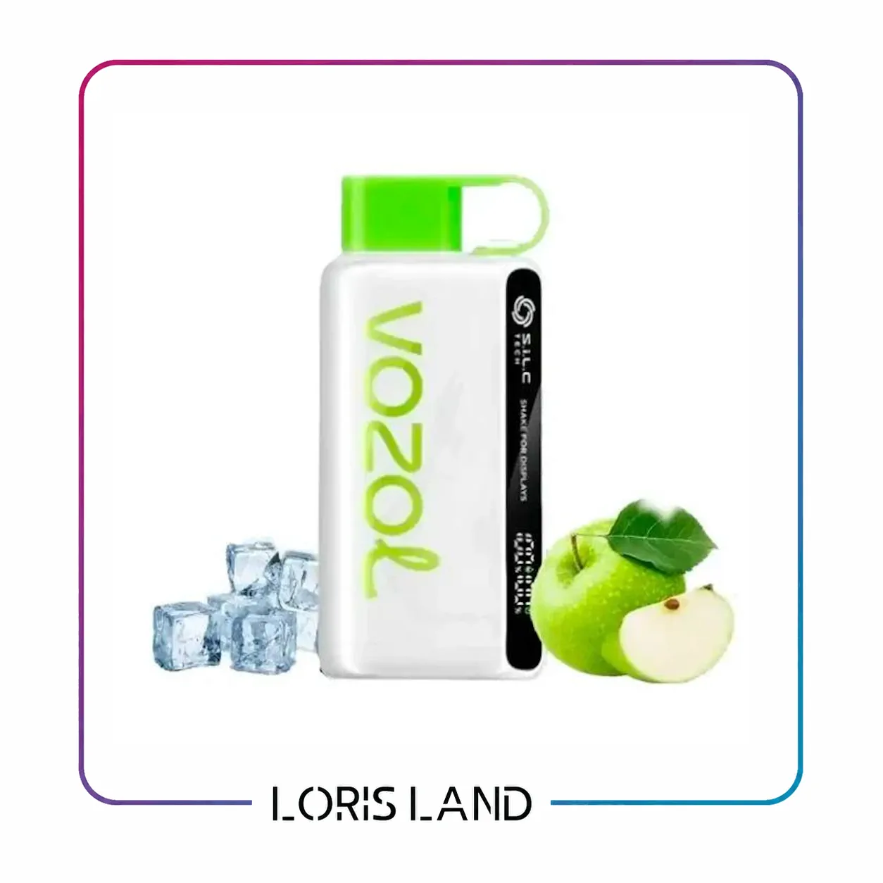 پاد یکبار مصرف وزول طعم سیب یخ vozol disposable pod