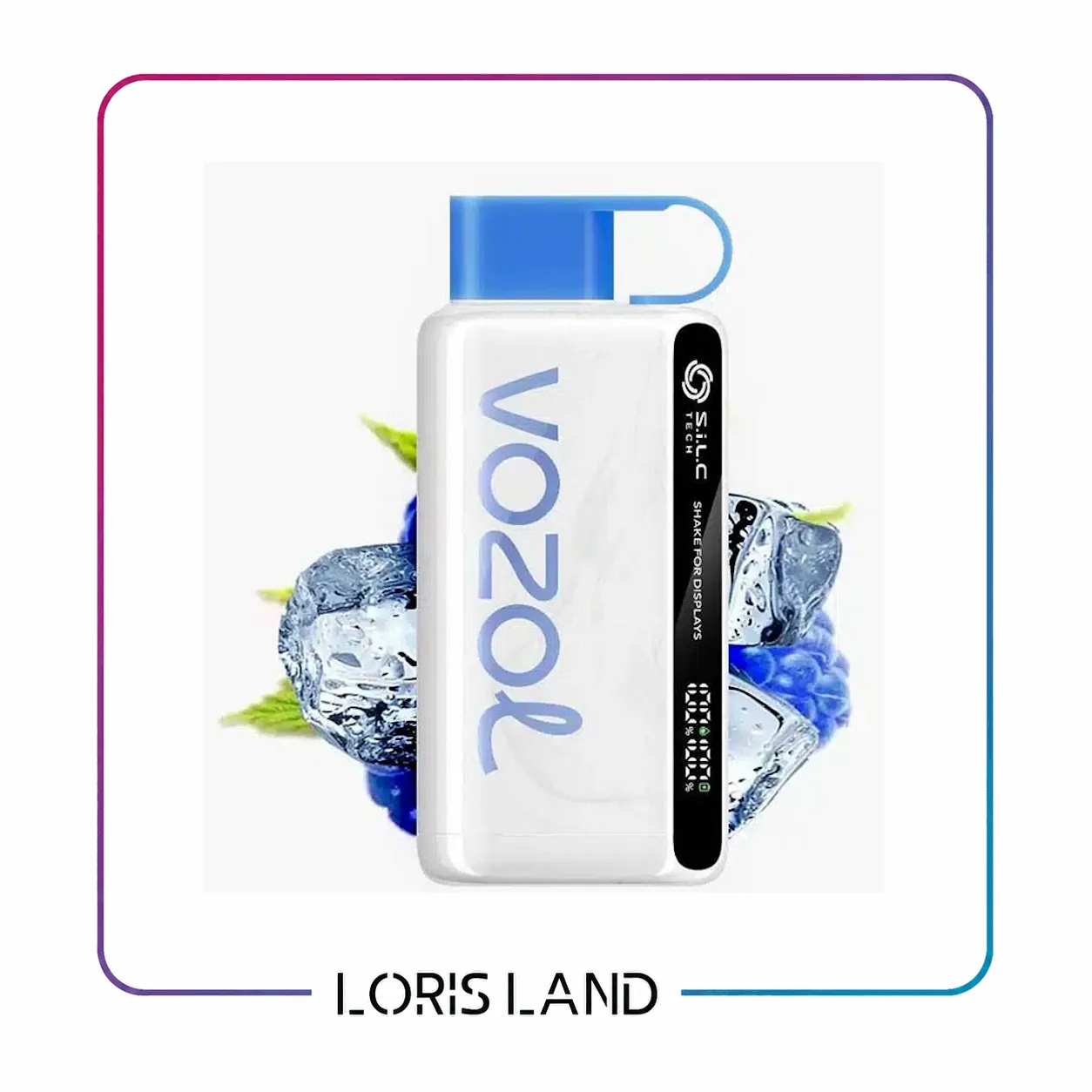 پاد یکبار مصرف وزول ۱۲ هزار پاف طعم بلوبری یخ vozol disposable pod