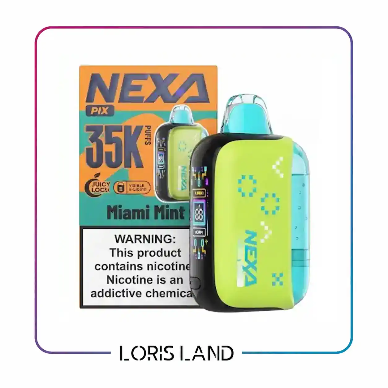 پاد یکبار مصرف نکسا طعم نعنا 35 هزار پاف nexa disposable pod 35000 puff