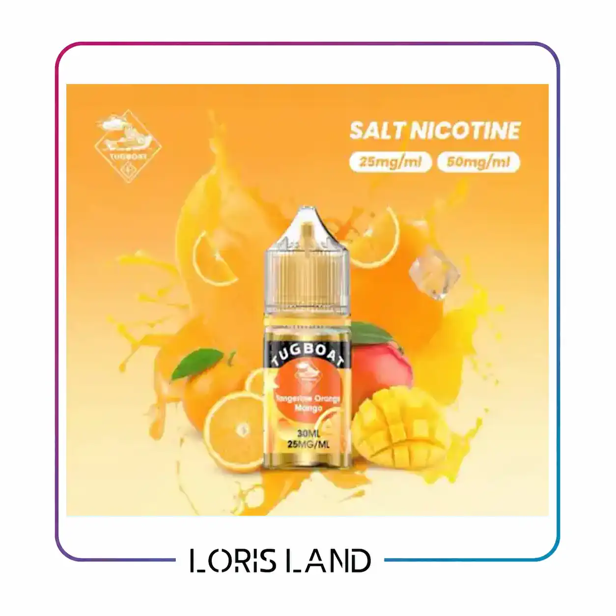 سالت تاگبوت طعم نارنگی پرتغال انبه tugboat salt